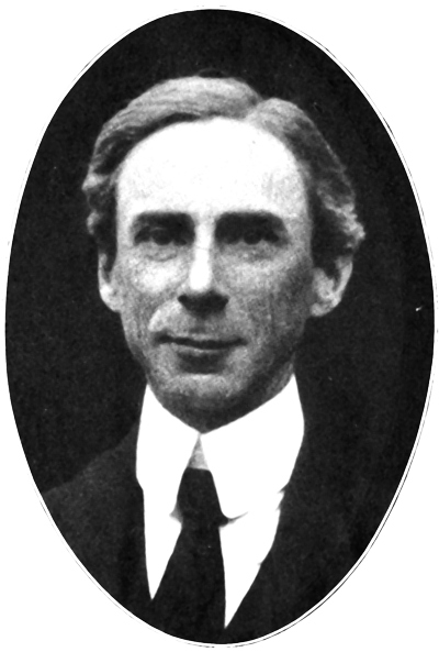 Picture of Bertrand Russell. 