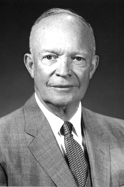 Picture of Dwight D. Eisenhower. 