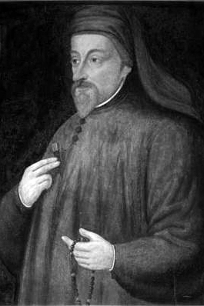 Picture of Geoffrey Chaucer. 
