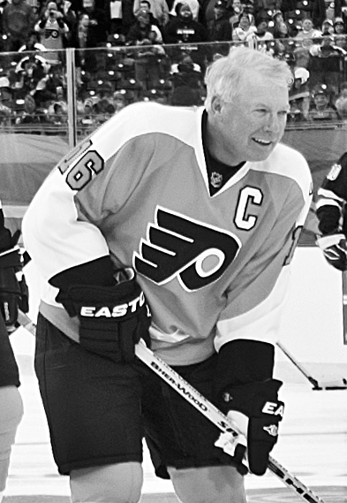 Picture of Bobby Clarke. This work is licensed under the Creative Commons Attribution-ShareAlike 3.0 License.