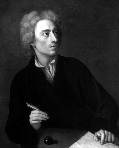 Picture of Alexander Pope. Alexander Pope. Painting by Michael Dahl (died 1743)