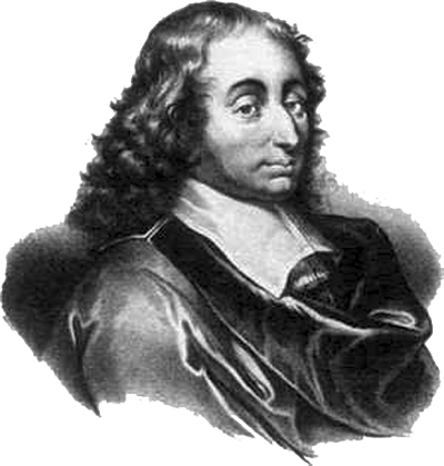 Picture of Blaise Pascal. This work is in the public domain in its country of origin and other countries and areas where the copyright term is the author's life plus 70 years or fewer.