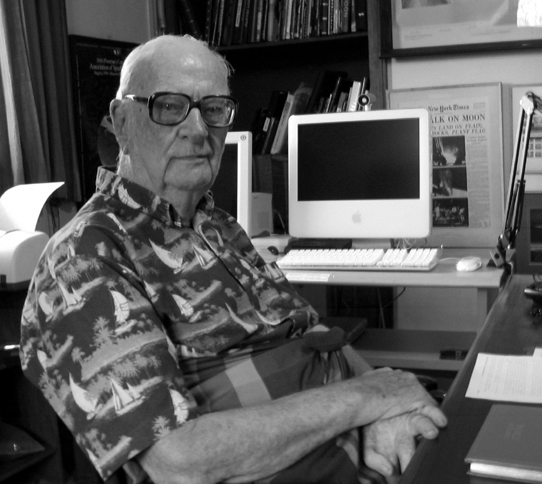 Picture of Arthur C. Clarke. Sir Arthur C. Clarke at his home in Sri Lanka 28 March 2005