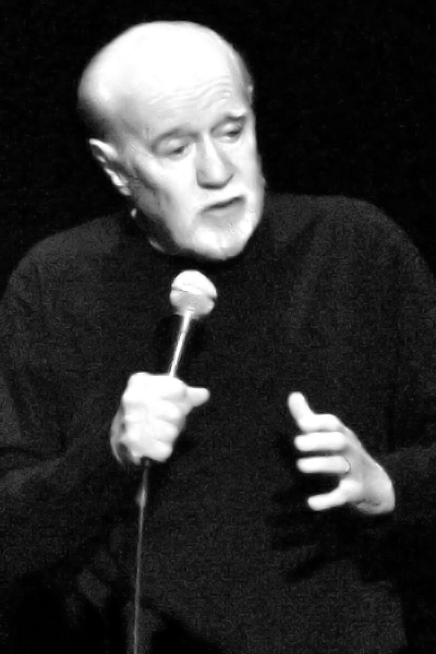 Picture of George Carlin. George Carlin in Trenton, New Jersey, on April 4th 2008
