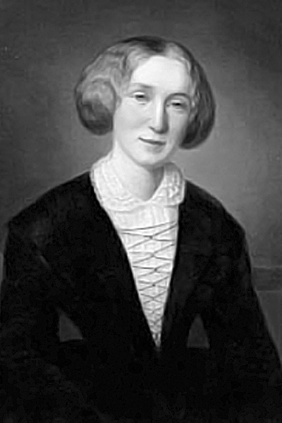 Picture of George Eliot. George Eliot, aged 30, by the Swiss artist Alexandre-Louis-François d'Albert-Durade (1804-86), whose family she lived with while in Switzerland.