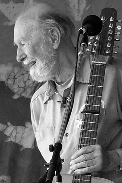 Picture of Pete Seeger. 