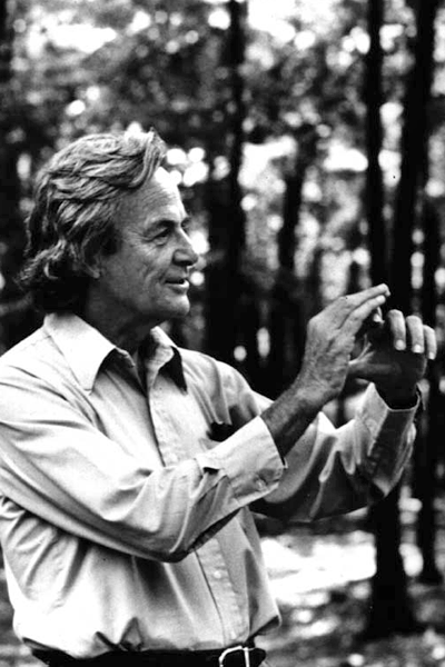 Picture of Richard Feynman. This work is in the public domain in the United States because it is a work prepared by an officer or employee of the United States Government as part of that person?s official duties under the terms of Title 17, Chapter 1, Section 105 of the US Code.