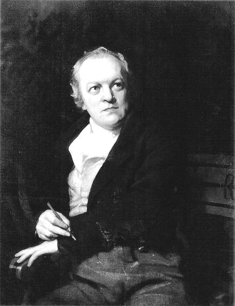 Picture of William Blake. William Blake in an 1807 portrait by Thomas Phillips.